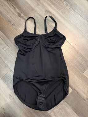 Nancy Ganz Black Shapewear Bodysuit